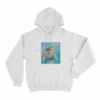 Pommelien Thijs Glass Eye Portrait Unisex Hoodie White