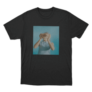 Pommelien Thijs Glass Eye Portrait Unisex T Shirt Black 1