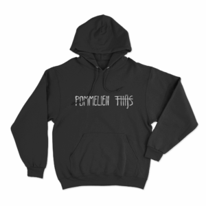 Pommelien Thijs Logo Unisex Hoodie Black