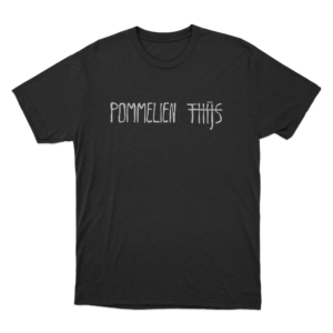 Pommelien Thijs Logo Unisex T Shirt Black