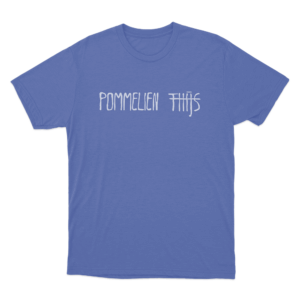 Pommelien Thijs Logo Unisex T Shirt Blue
